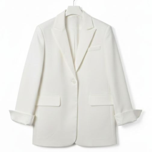White Oversized Blazer