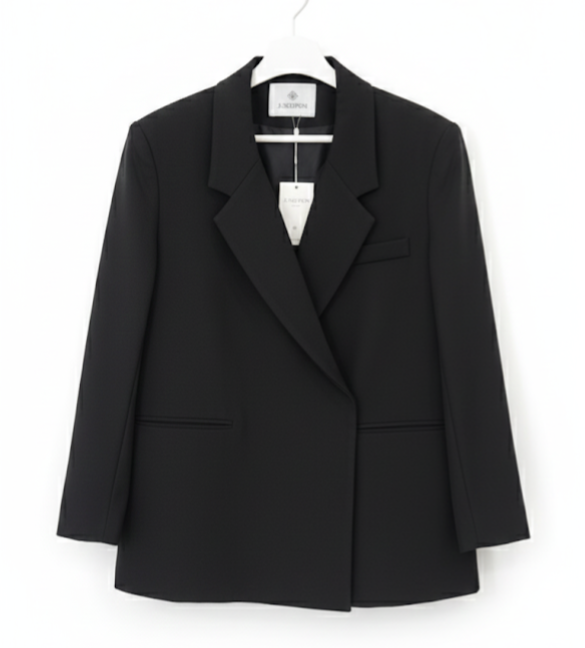 Folded Blazer Black
