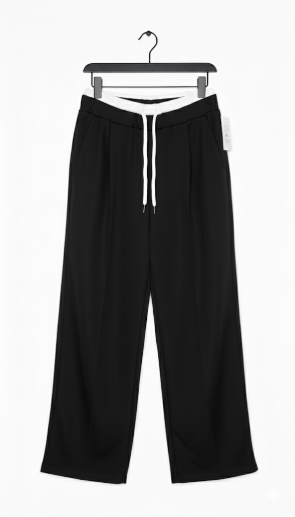 Double pantalon black