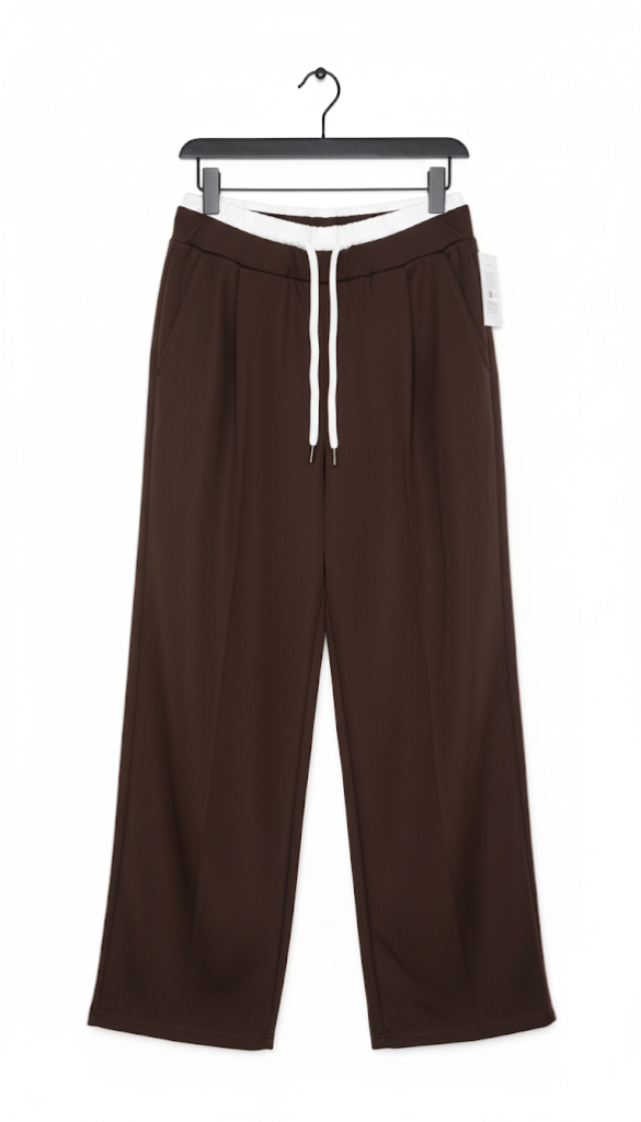 Double pantlalon brown