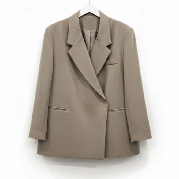 Folded Blazer Taupe