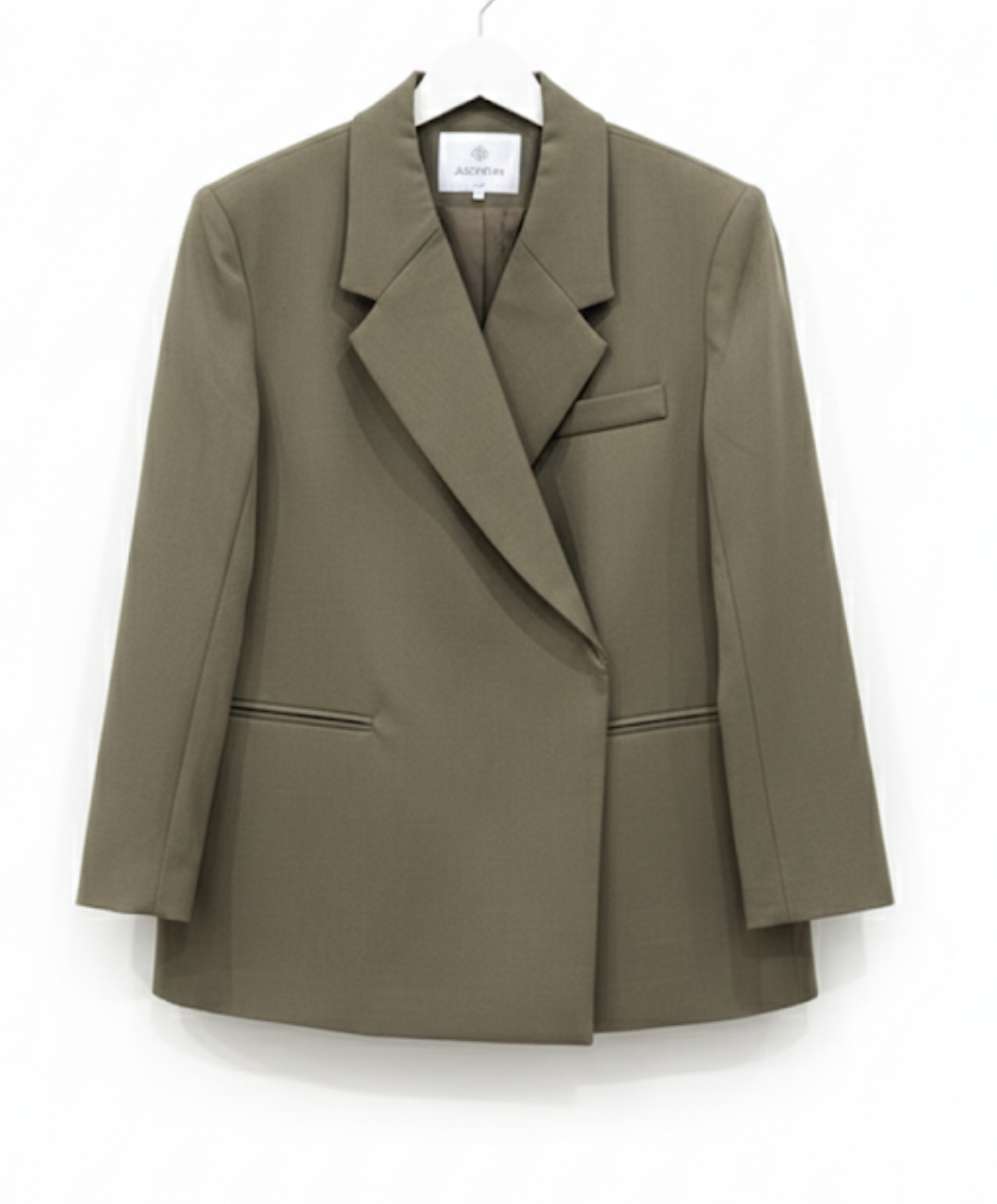 Folded Blazer Khaki