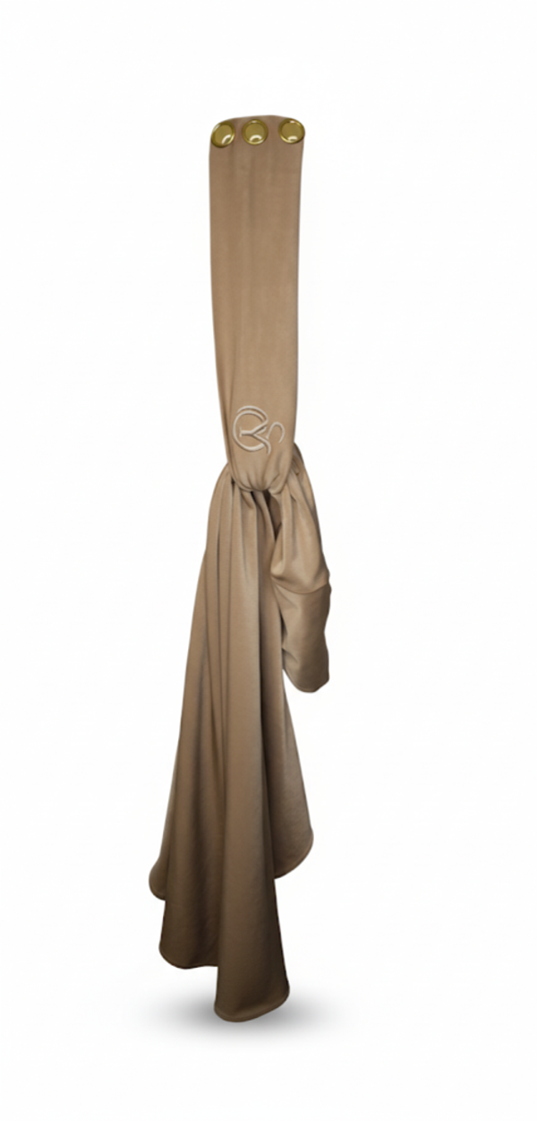 Taupe instant hijab