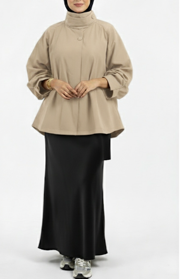 Short trenchcoat Beige