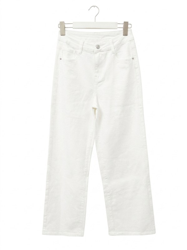 White Wide Leg Jeans