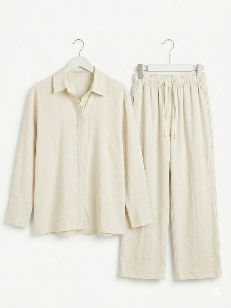 Linen Set Creme