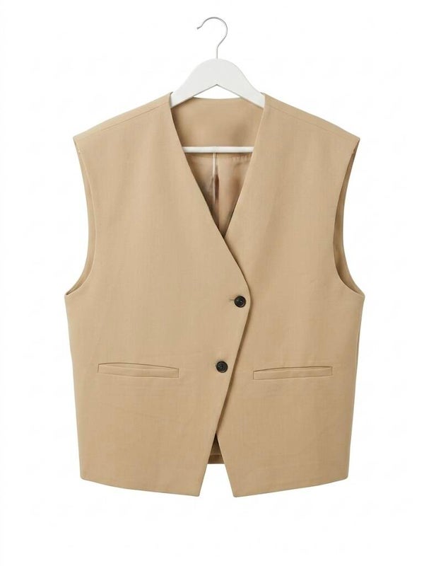 Gilet Assyme Beige