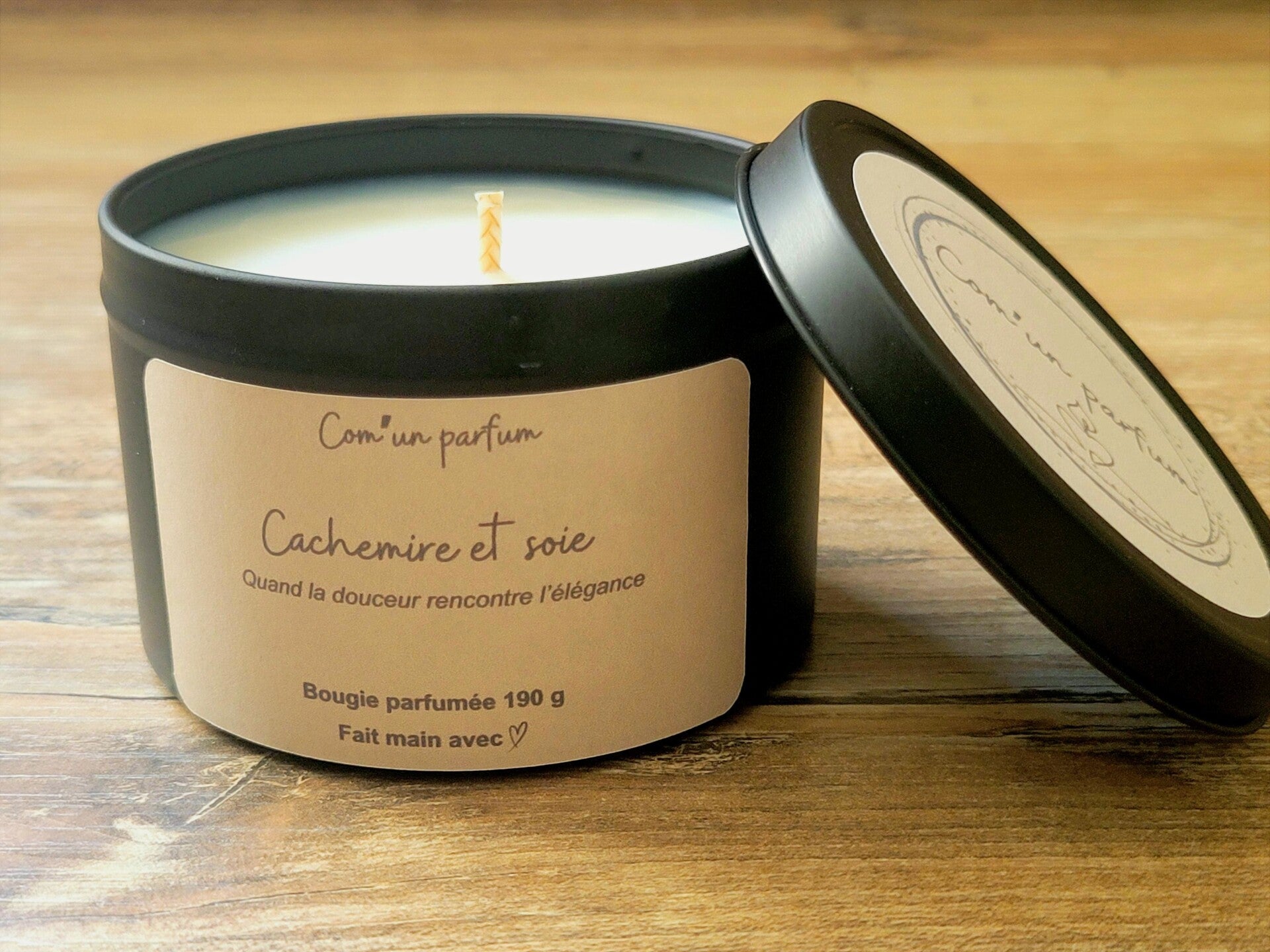 Bougie parfumée Cachemire et soie