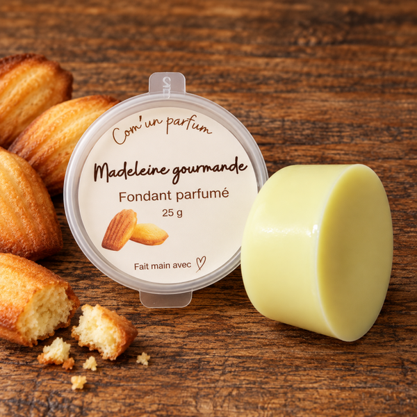 Fondant parfumé madeleine gourmande