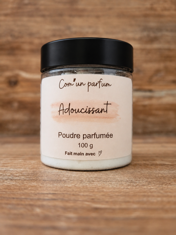 Poudre parfumée adoucissant