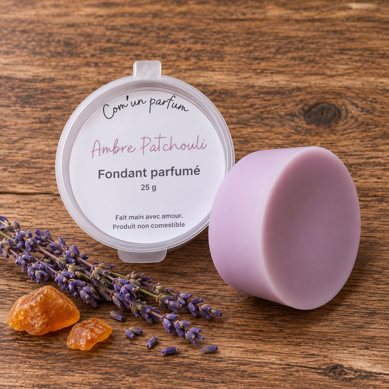 Fondant parfumé ambre patchouli
