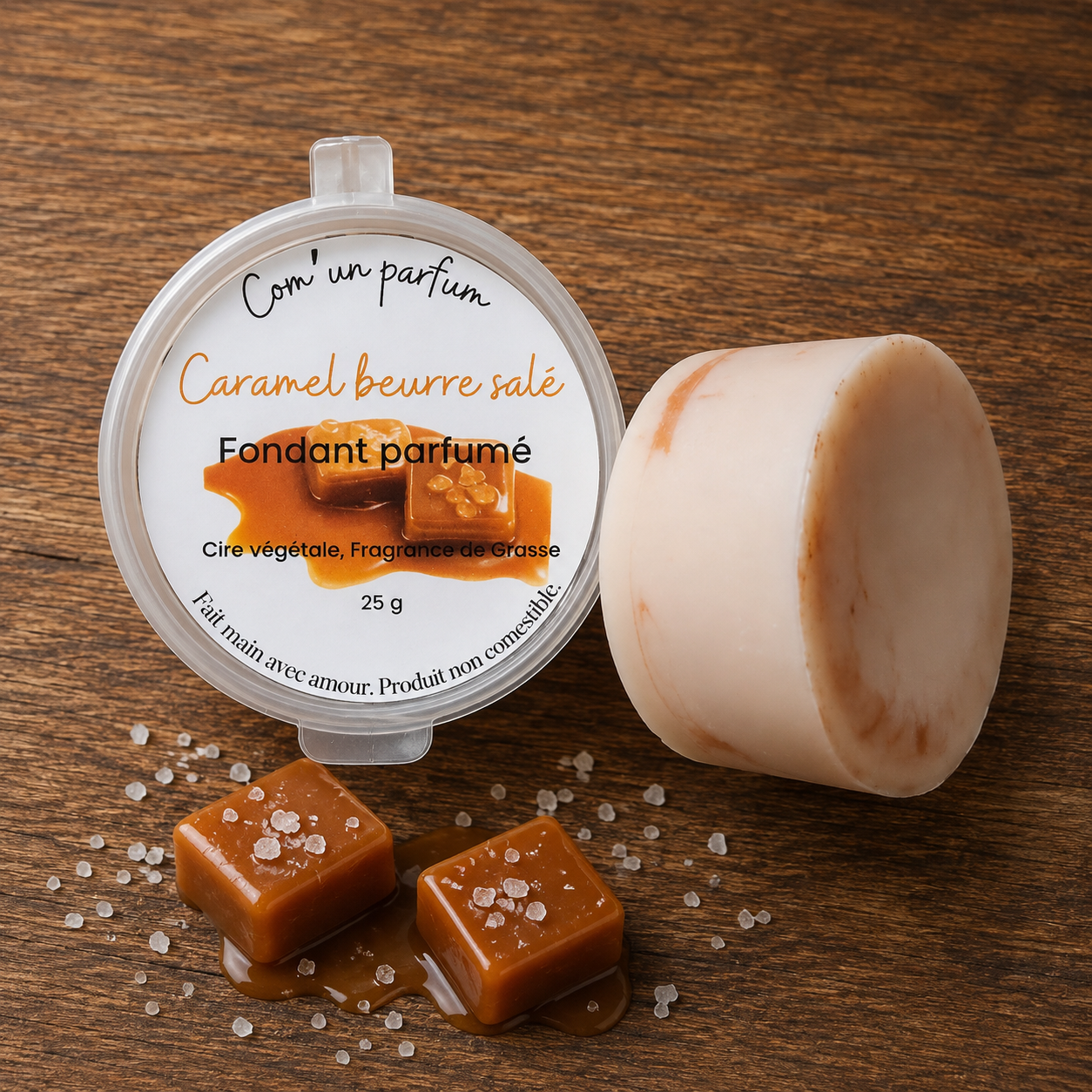 Fondant parfumé caramel beurre salé