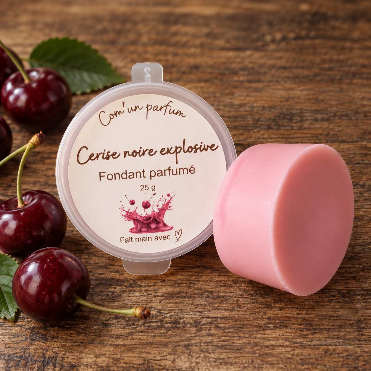Fondant parfumé cerise noire