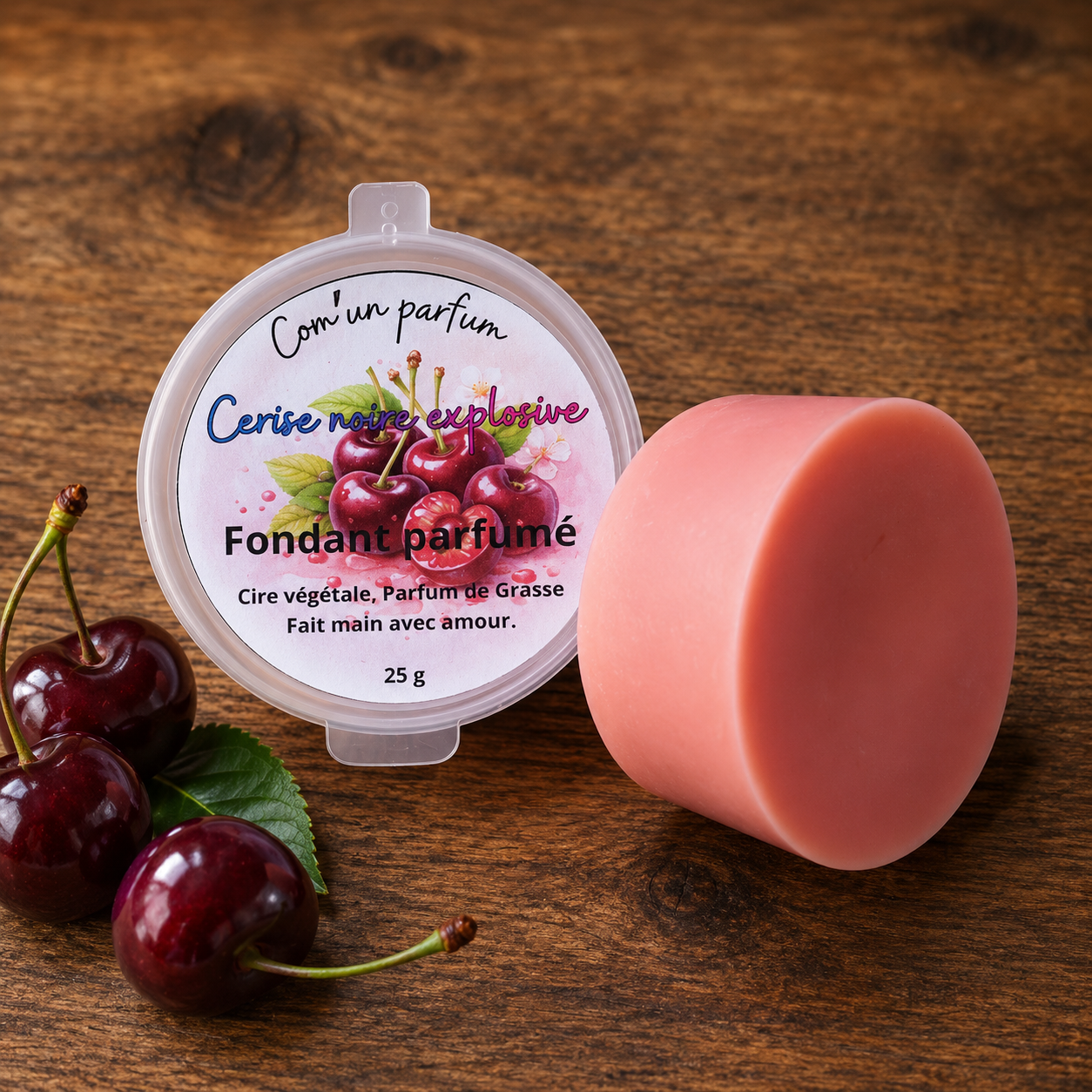 Fondant parfumé cerise noire