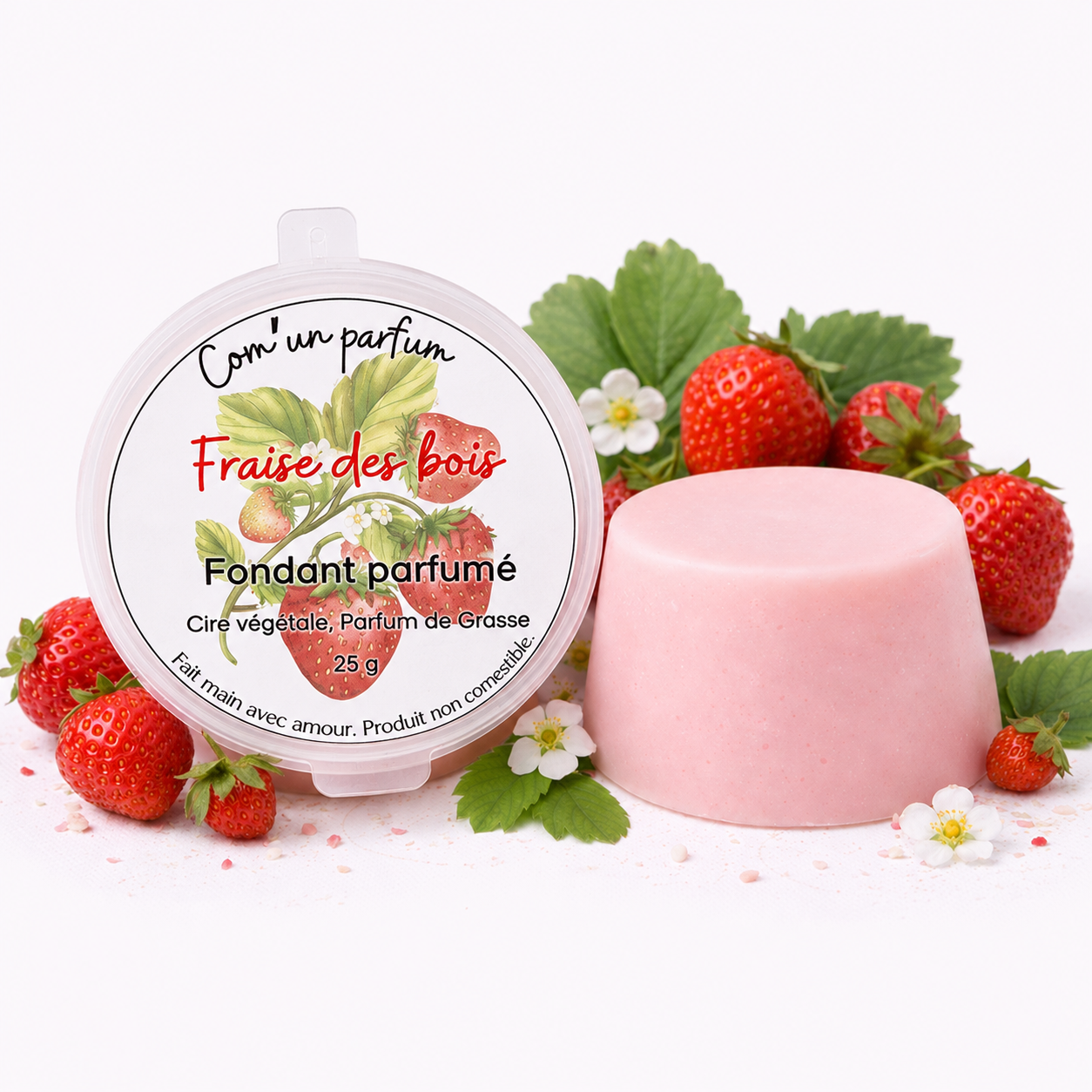 Fondant parfumé fraise des bois