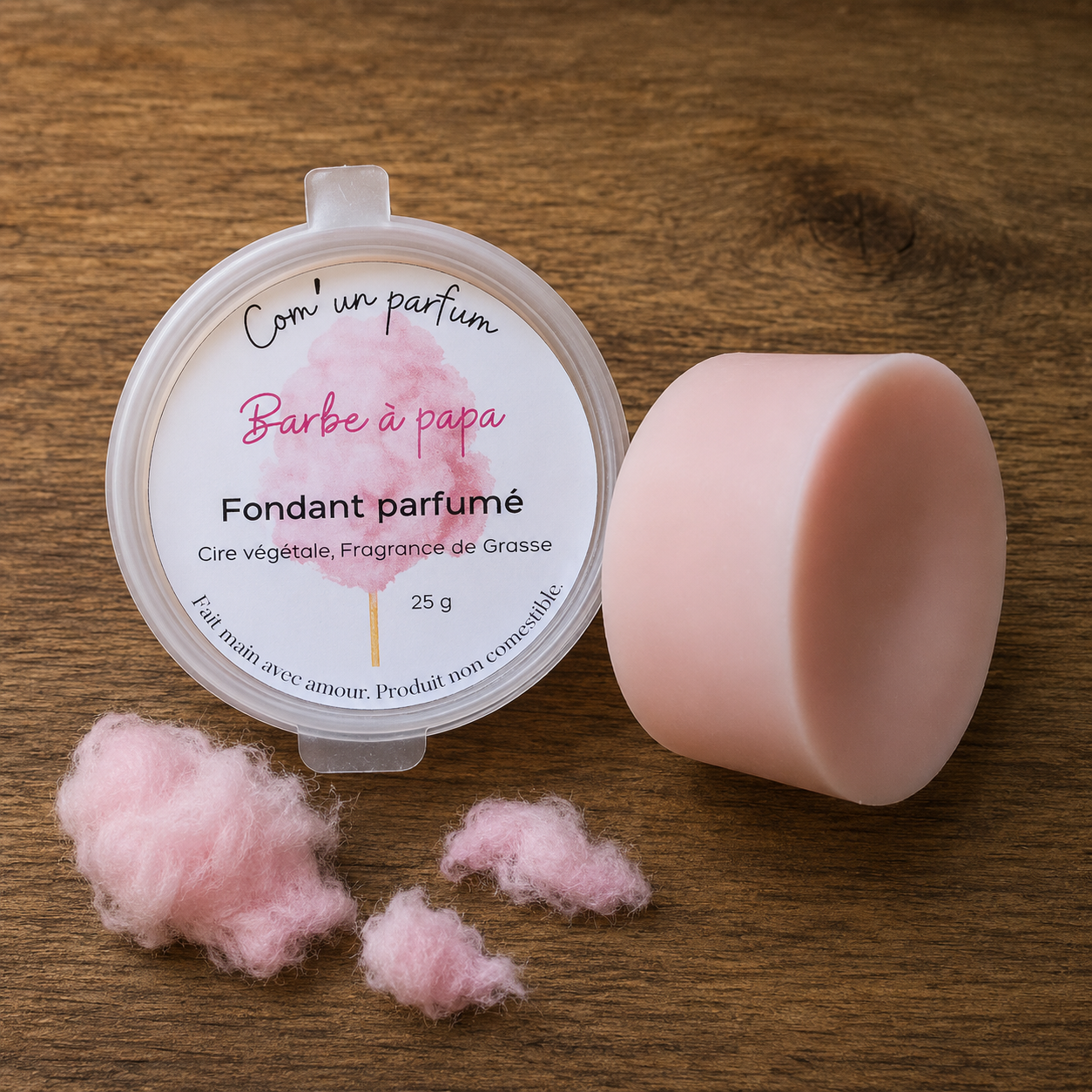 Fondant parfumé barbe à papa