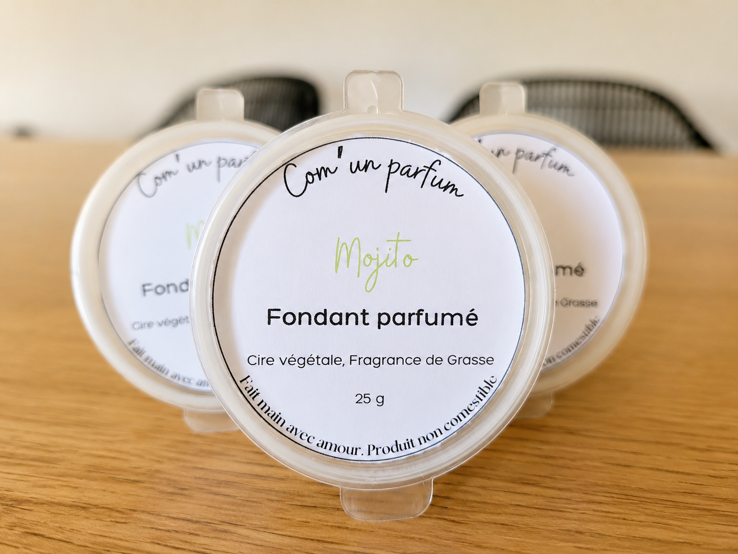 Fondant parfumé mojito