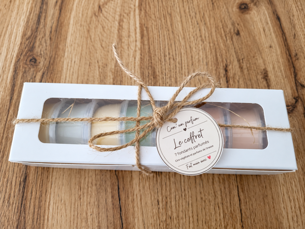 Coffret de 7 fondants parfumés au choix