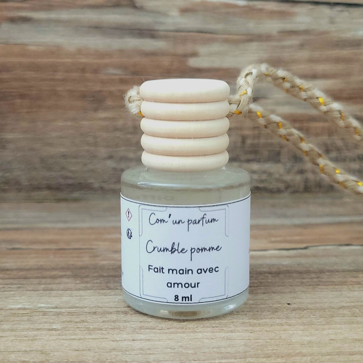 Diffuseur pour voiture crumble pomme