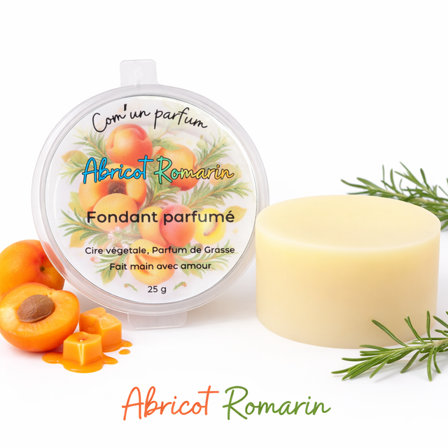 Fondant parfumé abricot romarin