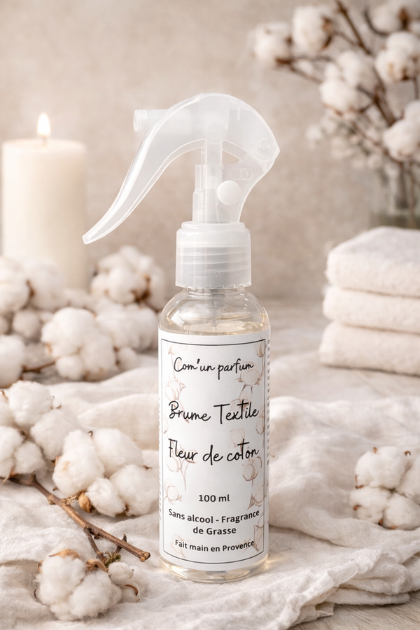 Brume textile fleur de coton