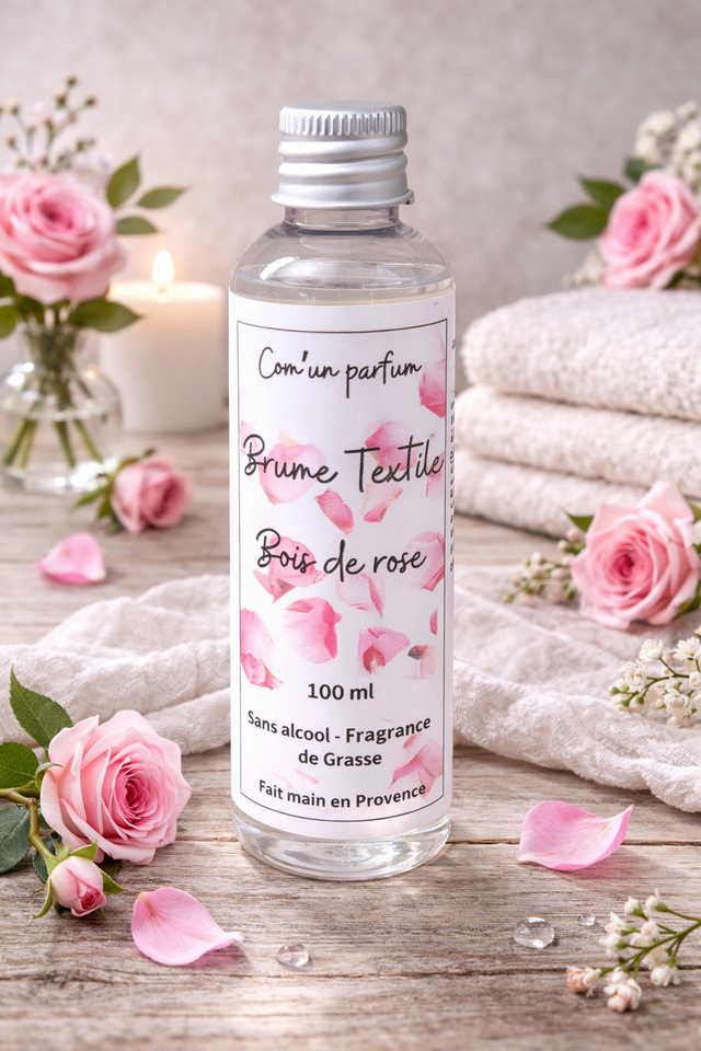 Recharge pour brume textile bois de rose