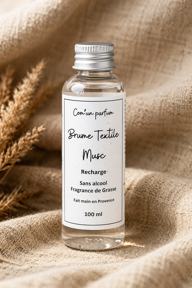 Recharge pour brume textile musc