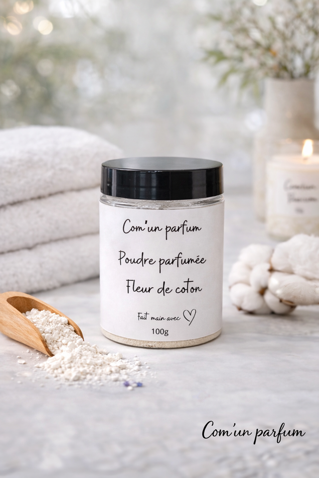 Poudre parfumée fleur de coton