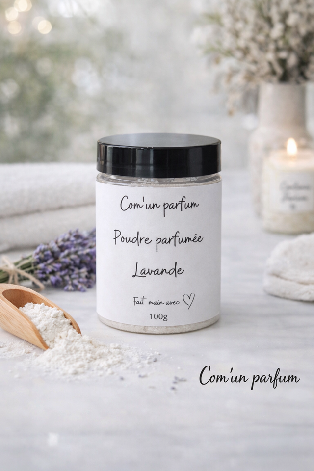 Poudre parfumée lavande