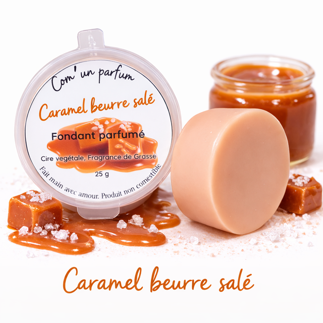 Fondant parfumé caramel beurre salé