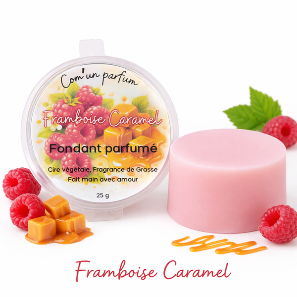 Fondant parfumé framboise caramel