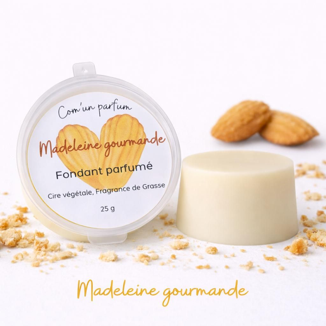 Fondant parfumé madeleine gourmande
