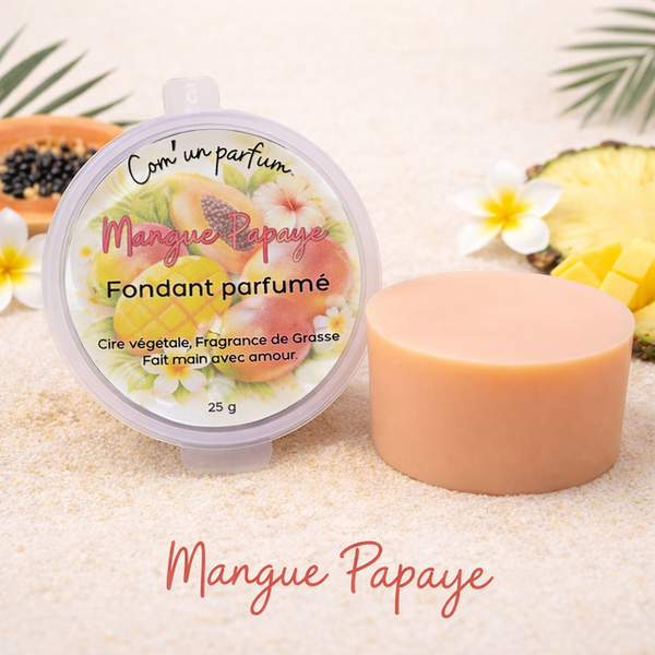 Fondant parfumé mangue papaye