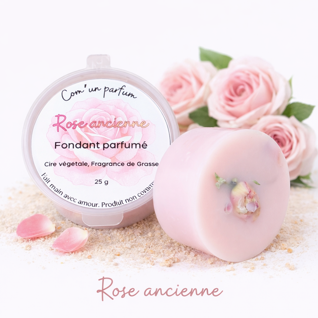 Fondant parfumé rose ancienne
