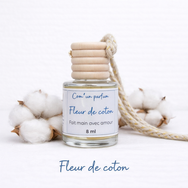 Diffuseur pour voiture fleur de coton