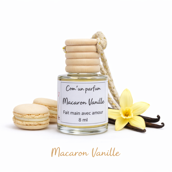 Diffuseur pour voiture macaron vanille