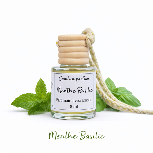 Diffuseur pour voiture menthe basilic
