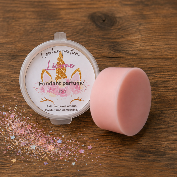 Fondant parfumé licorne