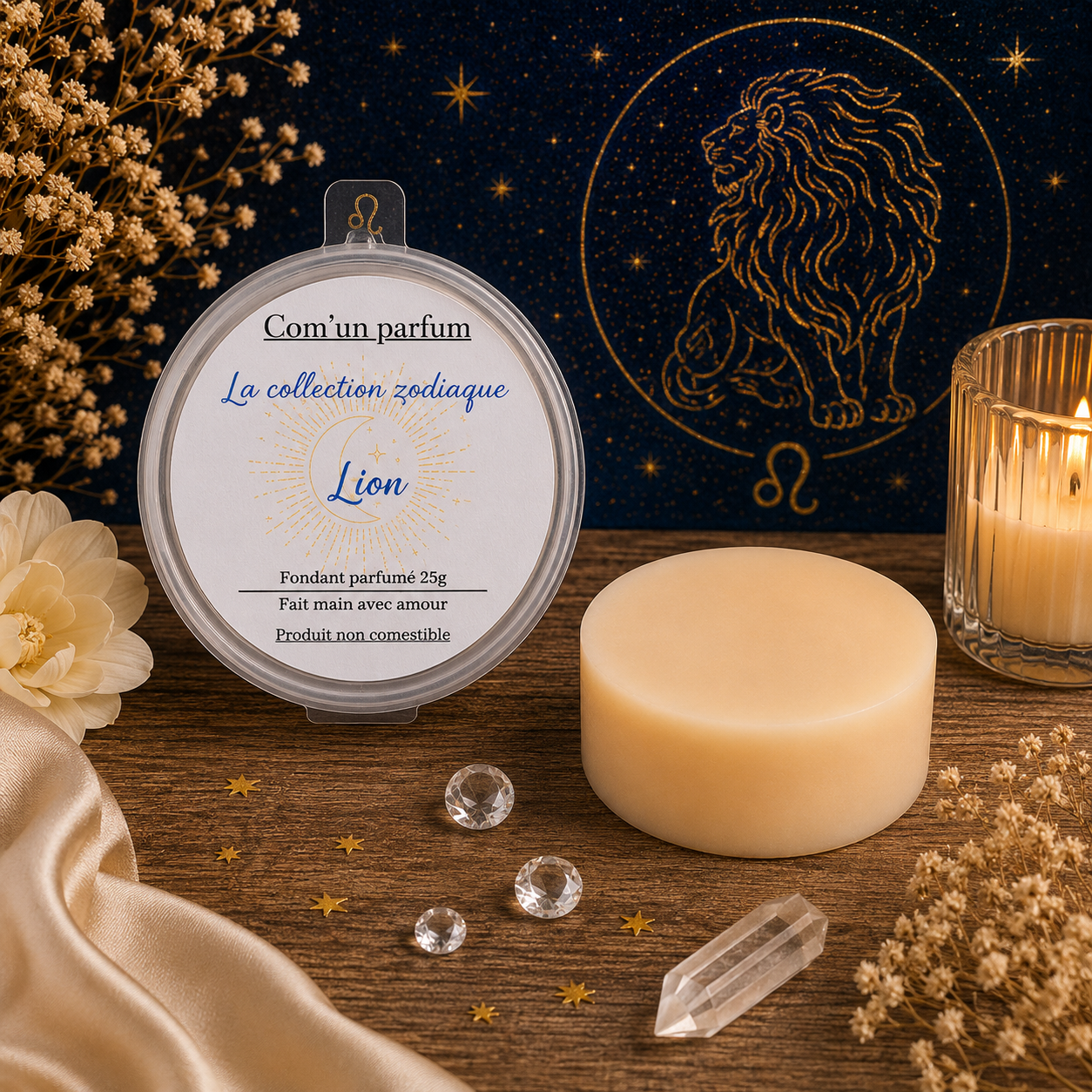 Fondant parfumé lion