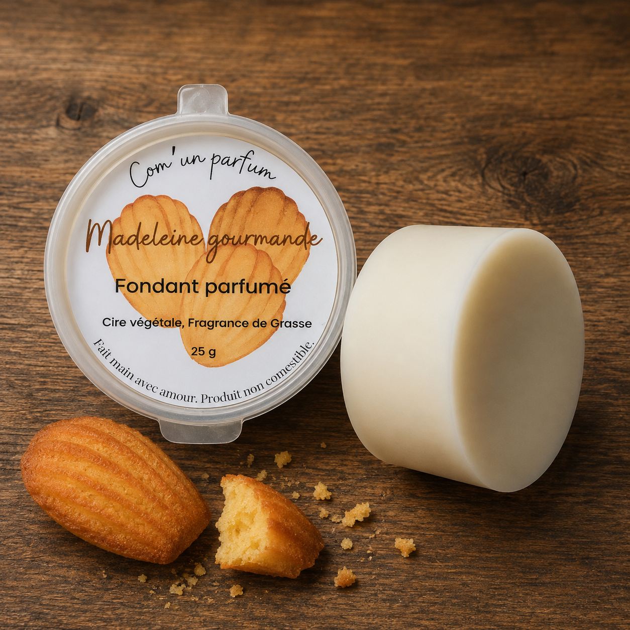 Fondant parfumé madeleine gourmande