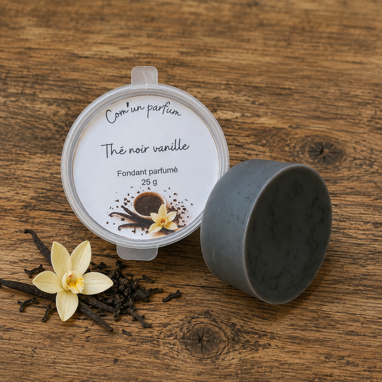 Fondant parfumé thé noir vanille