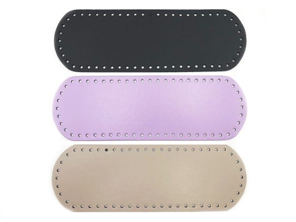 FONDO IN PELLE PER BORSA 24 x8 CM - OVALI