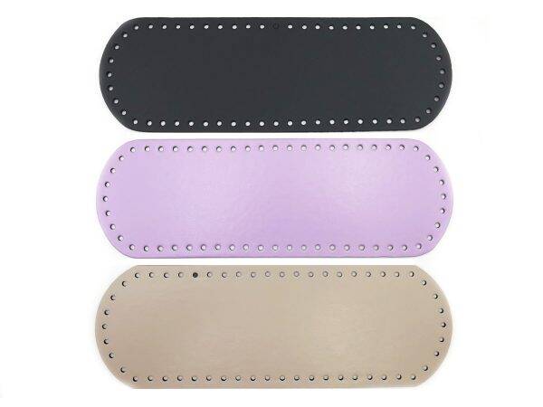 FONDO IN PELLE PER BORSA 24 x8 CM - OVALI