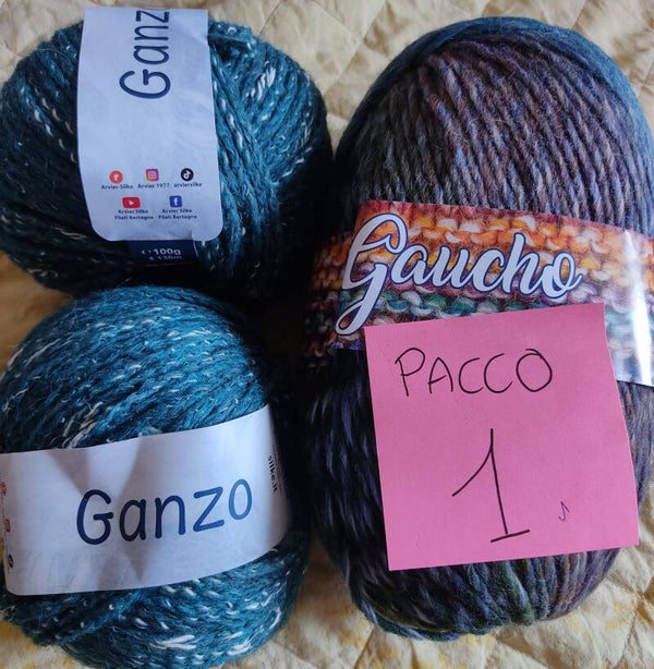 PACCO 1 - GANZO 2 GOM. + GAUCHO 1 GOM.