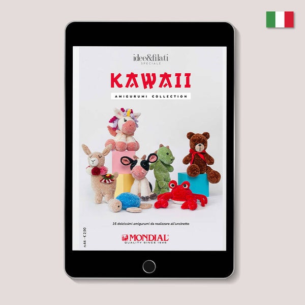 Pattern Rivista formato pdf Lane Mondial filato Kawaii AMIGURUMI COLLECTION