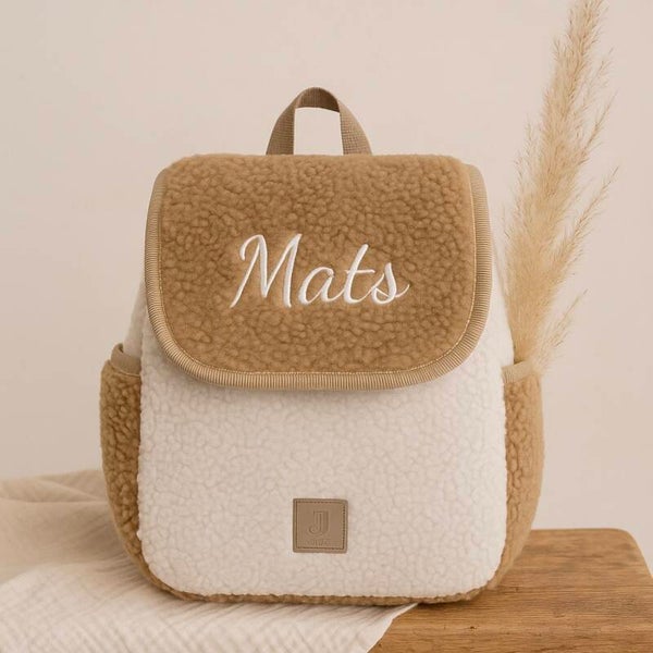 Jollein Rugtasje “Colourblock - Naturel”