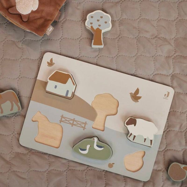 Jollein Houten Puzzel “Farm”