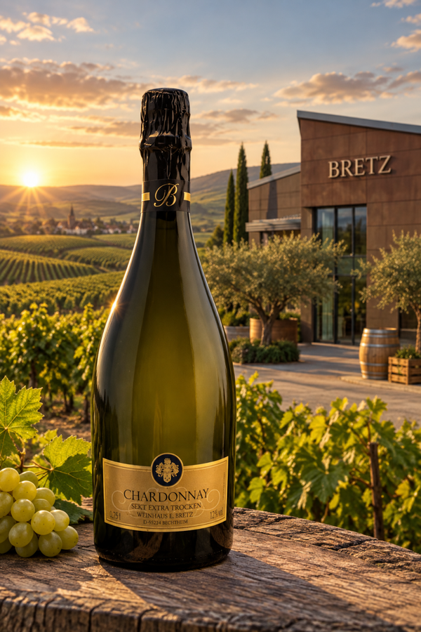 Bretz Chardonnay Sekt Extra Trocken