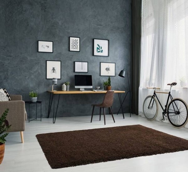 Shaggy Brown Rug