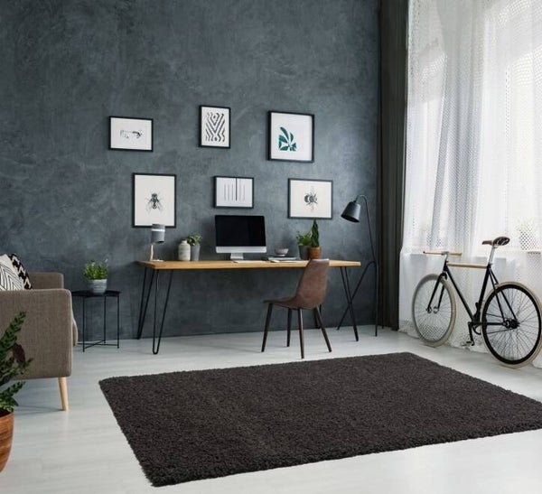 Shaggy Grey Rug